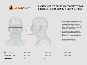 Полумаска Jeta Safety 6500 0