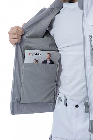 Летняя куртка Brodeks KS 202, белый