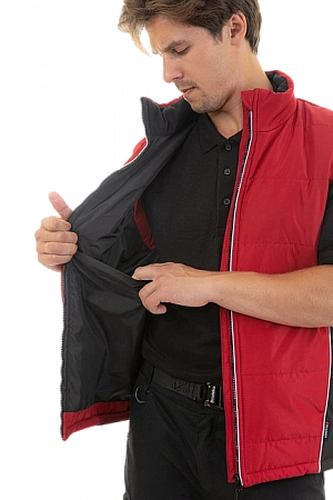 Утепленный жилет Brodeks KW 101, красный
