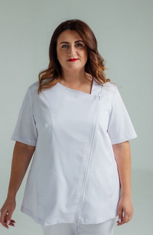 Блуза на молнии PLUS SIZE  в Новом Уренгое