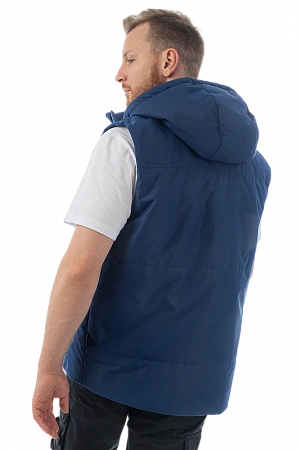Утепленный жилет Brodeks KW 112, синий