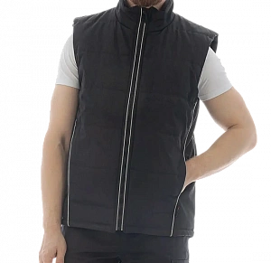 Утепленный жилет Brodeks KW 101, черный