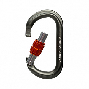 Ver 0261 Карабин «GRAY» овал с муфтой (Keylock) Vertical C в Новом Уренгое 2