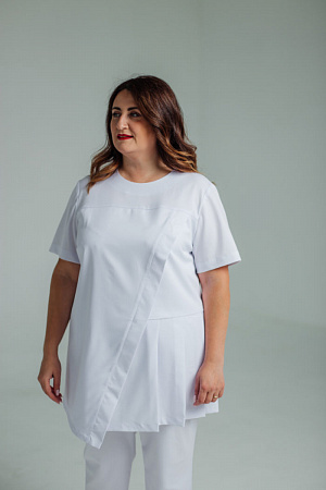Блуза со складками PLUS SIZE