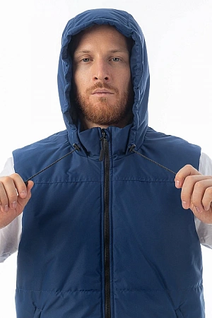 Утепленный жилет Brodeks KW 112, синий
