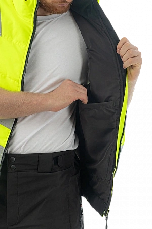 Утепленный жилет Brodeks KW 111, желтый/черный Brodeks в Новом Уренгое 12