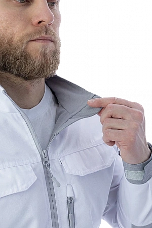 Летняя куртка Brodeks KS 202, белый