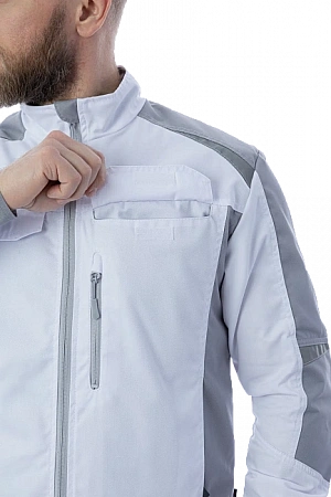 Летняя куртка Brodeks KS 202, белый