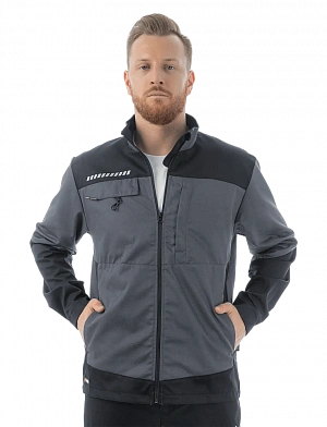 Летняя куртка Brodeks KS 234, серый/черный