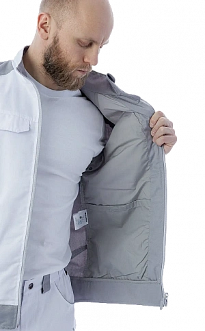 Летняя куртка Brodeks KS 202, белый