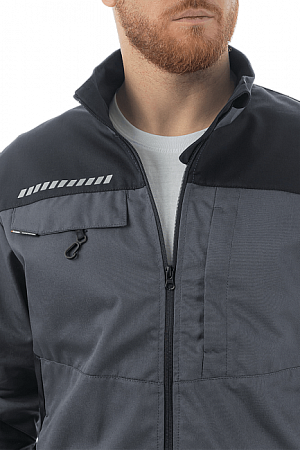 Летняя куртка Brodeks KS 234, серый/черный