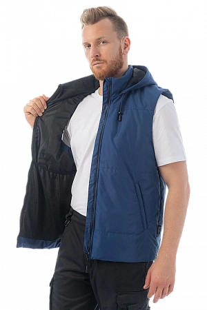 Утепленный жилет Brodeks KW 112, синий