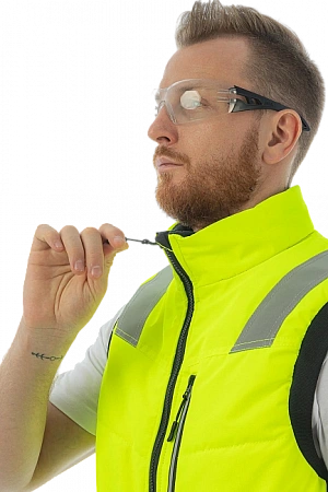 Утепленный жилет Brodeks KW 111, желтый/черный Brodeks в Новом Уренгое 5