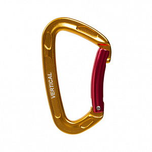 Ver 0269-1.gold Карабин скалолазный с гнутой защелкой (Keylock) Vertical C в Новом Уренгое 0