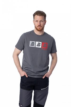 Футболка Brodeks KS705, серый