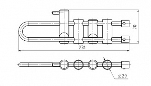Ver 0302 Решетка алюминиевая Vertical C в Новом Уренгое 3