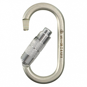 Ver 0238 Карабин овал стальной люкс автомат (Keylock) Vertical C в Новом Уренгое 0