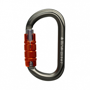 Ver 0261-3 Карабин «GRAY» овал трехтактный (Keylock) Vertical C в Новом Уренгое