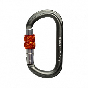 Ver 0261 Карабин «GRAY» овал с муфтой (Keylock) Vertical C в Новом Уренгое