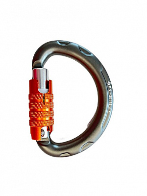 Ver 0266 Карабин «GRAY» полукруглый трехтактный (Keylock) Vertical C в Новом Уренгое 0